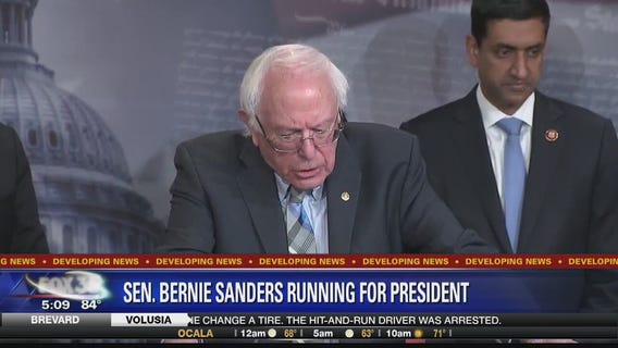 Bernie Sanders joins 2020 presidential race