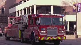 Firefighters bring gifts Mpls burn center