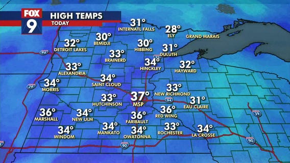 Cold front approaches as temps remain above average