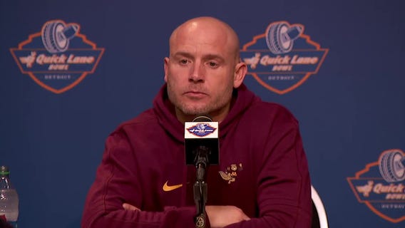 Gophers P.J. Fleck talks Quick Lane Bowl victory
