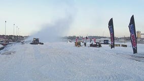 Canterbury Park cranking out snow for SnoCross