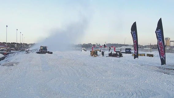 Canterbury Park cranking out snow for SnoCross