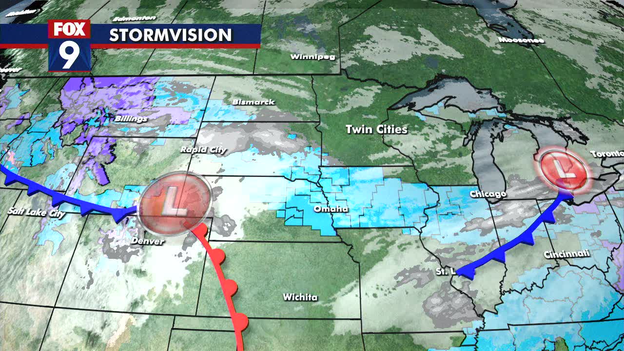 MN weather: Accumulating snow for parts of MN Thursday