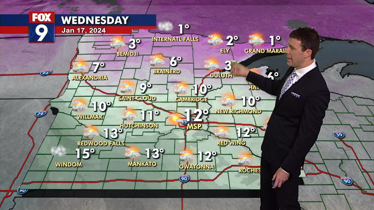 MN weather: Not as brutally cold