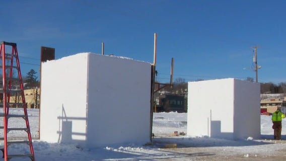 Snow Sculpting Championship prep underway