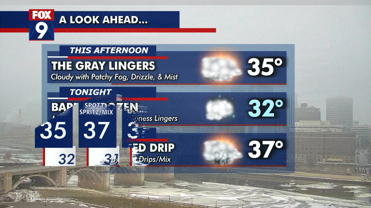 MN weather: Pocket mist, gray