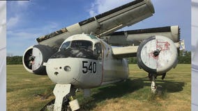 Cold War-era plane moved in MN overnight