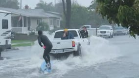 Strong storm pummels California