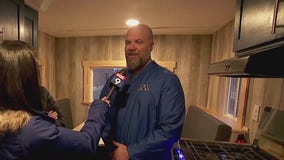 Minnetonka students build ice house in skilled trades program