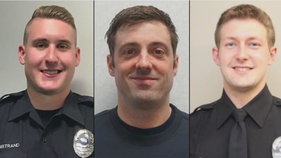 Vigil for Burnsville first responders Wednesday night