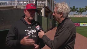 Bert Blyleven at Minnesota Twins Spring Training