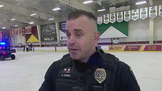 Officer Ryan Sheak speaks about Burnsville shooting