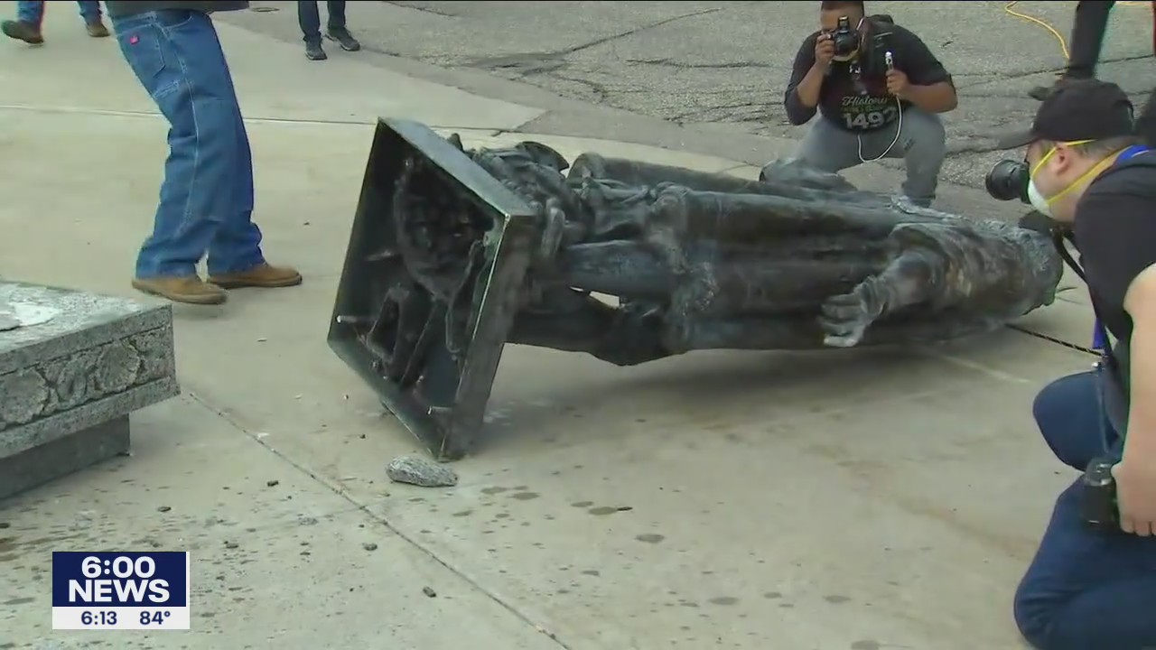 Toppled Christopher Columbus statue would cost $154,000 to repair