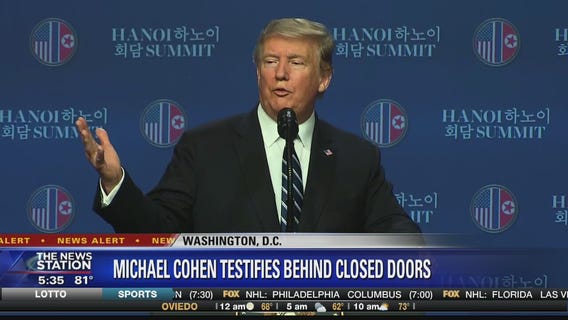 Cohen testifies for second day behind closed doors