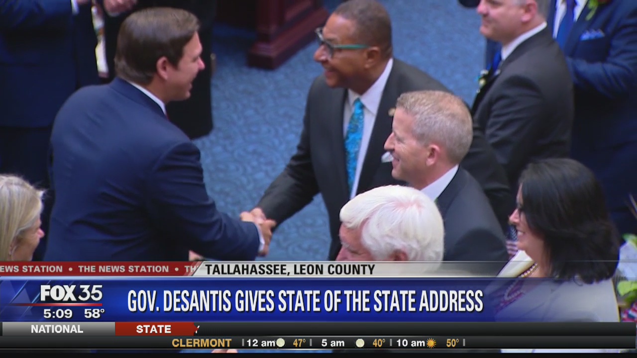 DeSantis delivers State of the State Aaddress