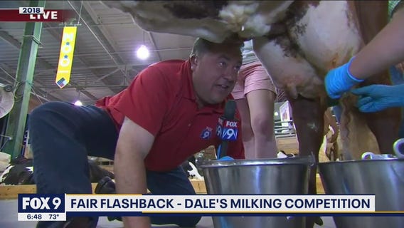 Fair Flashback: Dale's milking competition