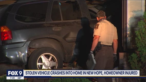 Fleeing suspect crashed car into home in New Hope