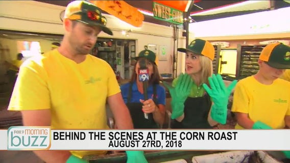 Fair Flashback: Alix and Kelly try their hand at the Corn Roast