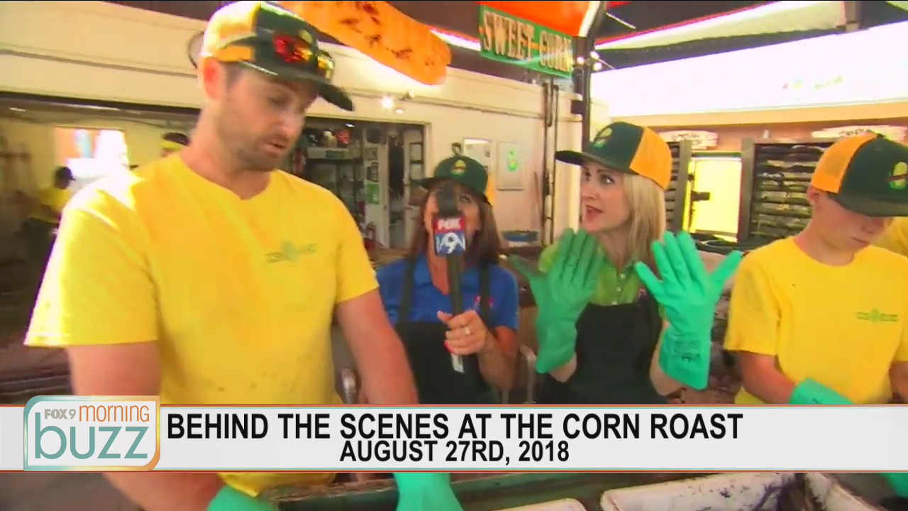 Fair Flashback: Alix and Kelly try their hand at the Corn Roast