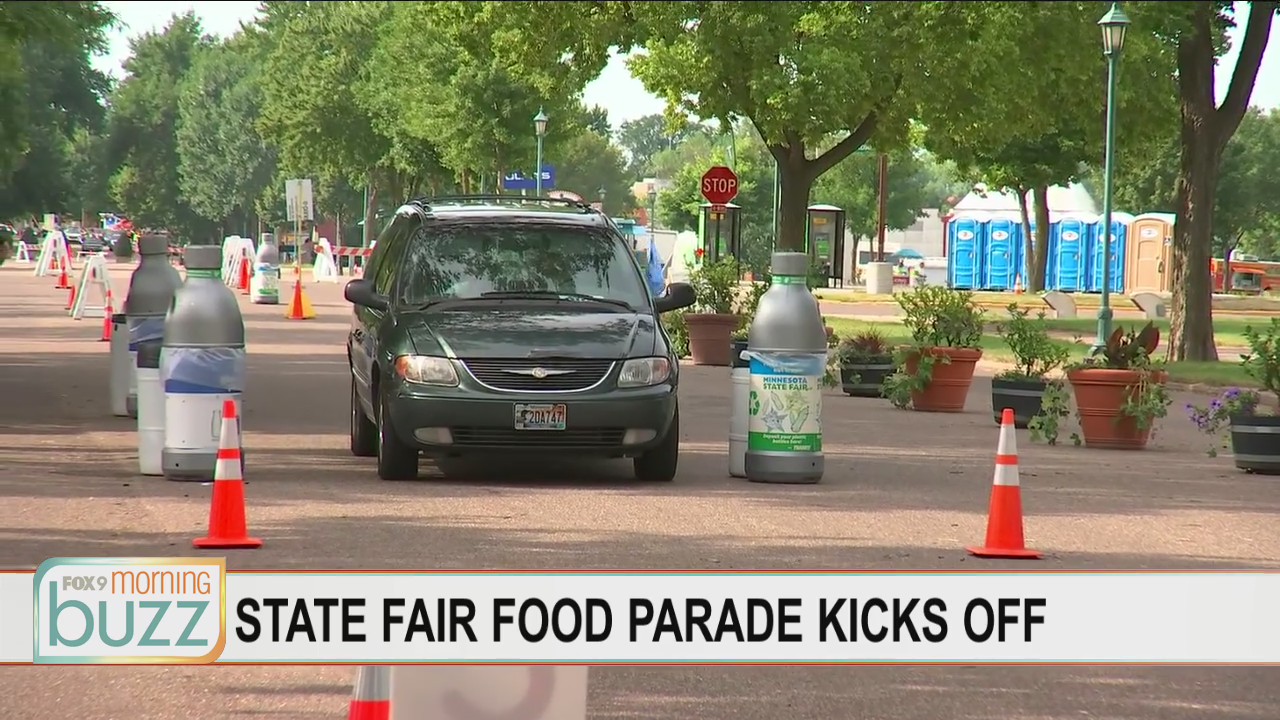 History on the fairgrounds as the State Fair Food Parade rolls into view