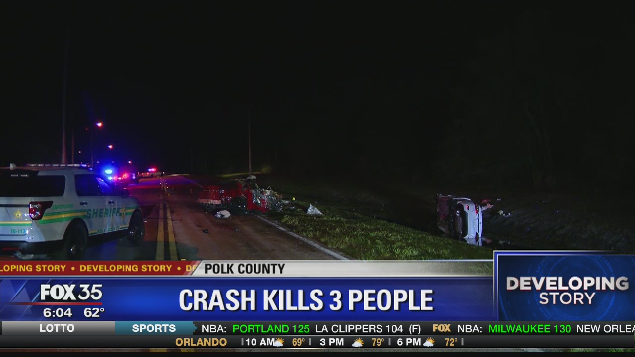 Three people dead in fiery Poinciana crash | FOX 35 Orlando