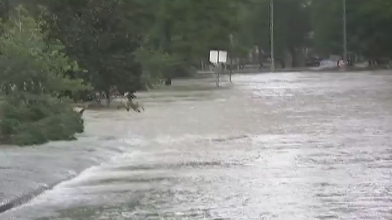 Water rescues along San Jacinto river