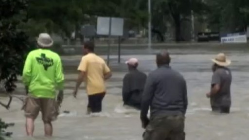 Water receding but issues remain in Houston