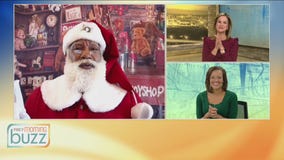 Ho ho ho! Santa still checking in with kids over Zoom this year (he dropped by the Buzz with some Christmas wishes)