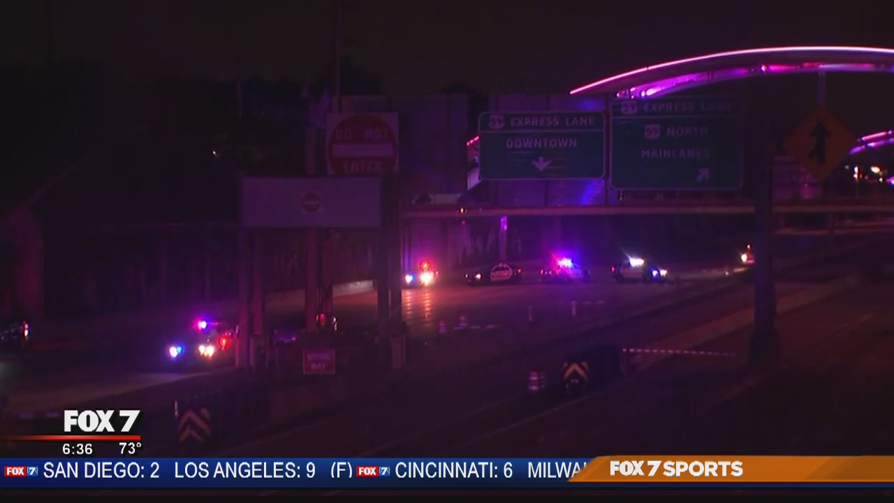 Houston officer hospitalized after being hit by vehicle