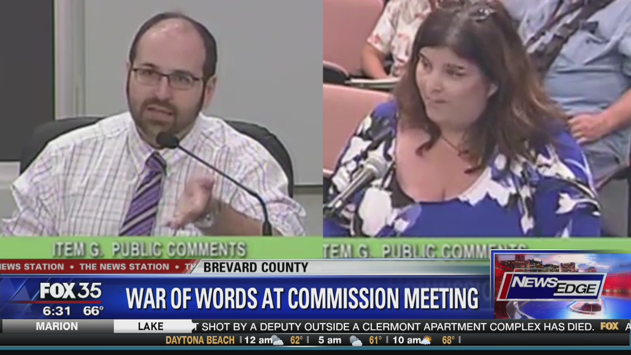 Tense exchange at Brevard Commission meeting