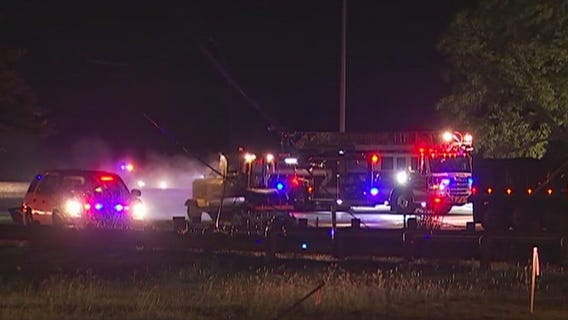 Downed power lines close I-35 in Round Rock