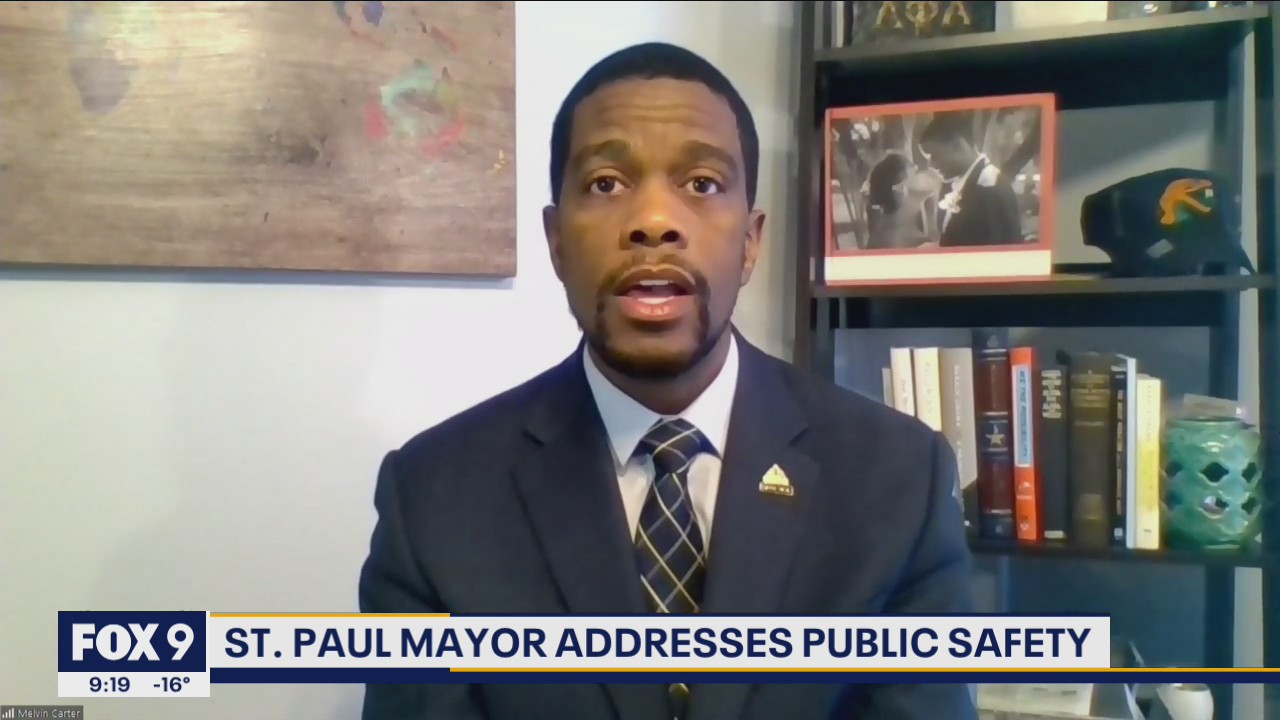 St. Paul Mayor Melvin Carter address safety concerns in city