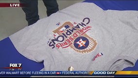 Astros World Series gear on sale