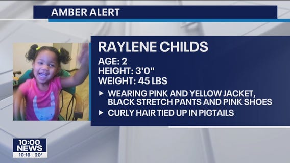 Amber Alert: Police searching for vehicle stolen in Minneapolis with 2-year-old girl inside