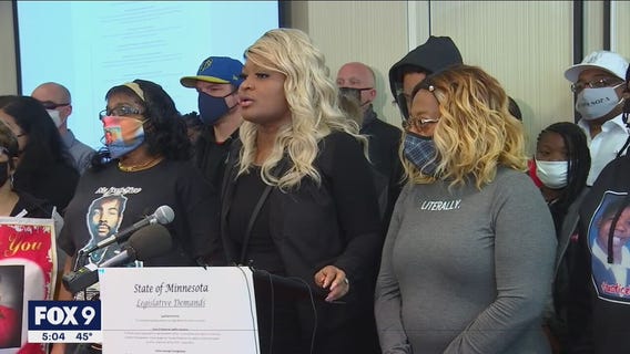 Group of families and activists vow to be voice for change during Chauvin trial