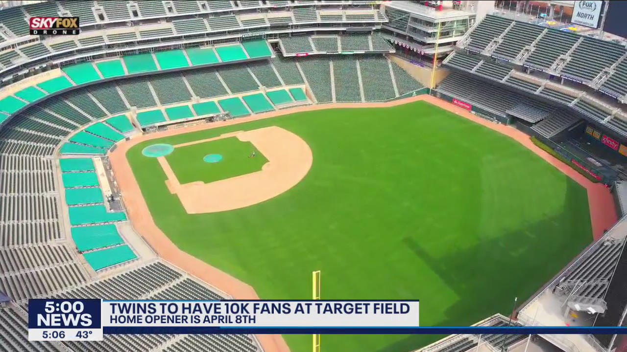 Minnesota Twins can have fans at Target Field at 25% capacity