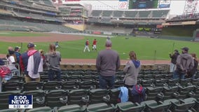 Twins fans return to Target Field for the home opener