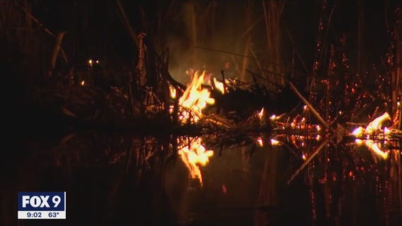 Firefighters across Minnesota battle brush fires as dry conditions continue