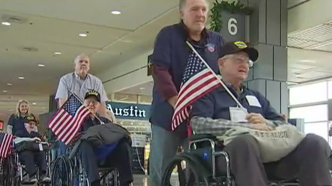 Honor Flight Austin takes 5 veterans to the White House