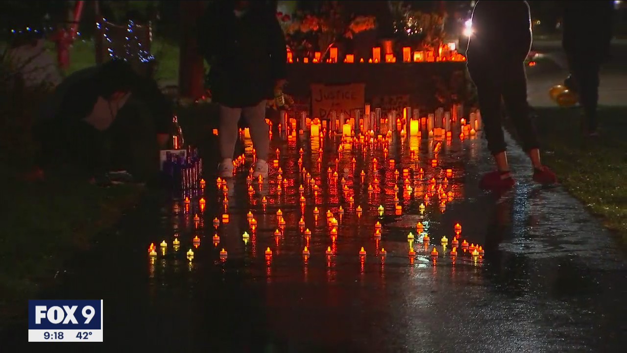 Daunte Wright family members attend vigil in Brooklyn Center