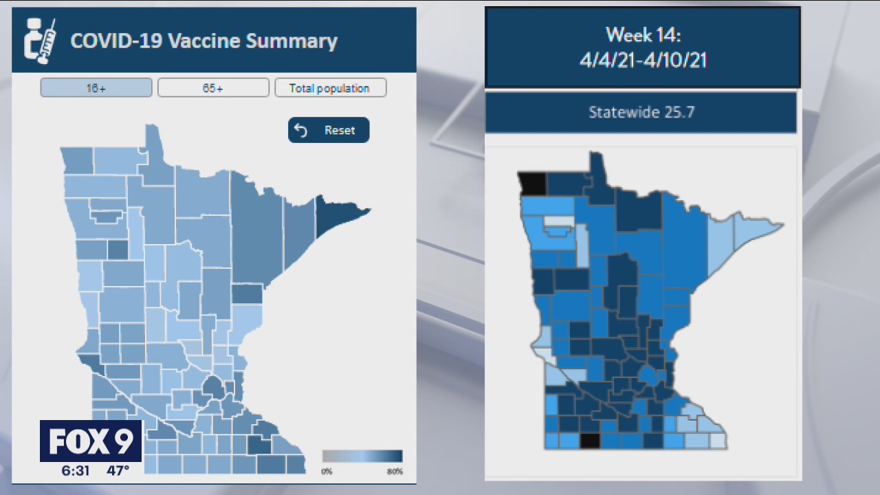 Several Minnesota counties with higher COVID case growth have low vaccination rates