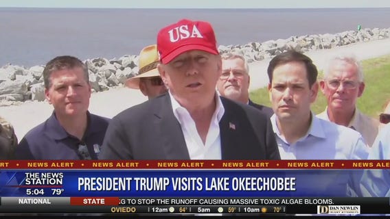 President Trump visits Lake Okeechobee