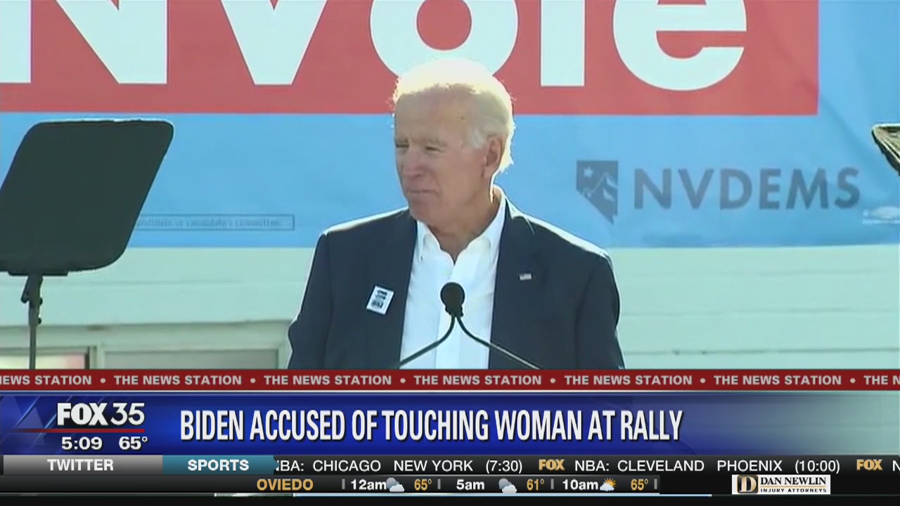 Biden accused of inappropriate touching