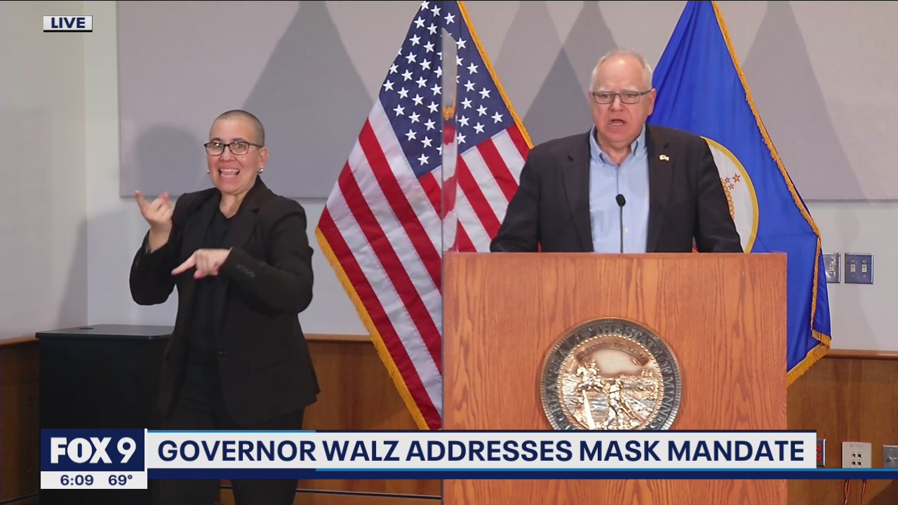 Gov. Walz announces statewide mask mandate will end on Friday morning