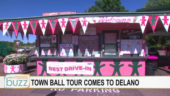 Town Ball Tour: Shayne Wells tries milkshakes at The Peppermint Twist drive-in in Delano