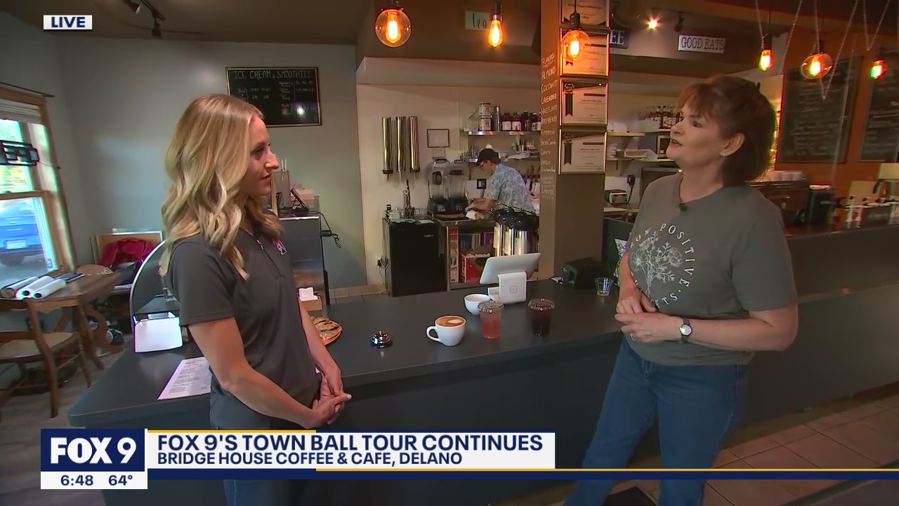 Town Ball Tour: Checking out Bridge House Coffee and Caf? in Delano