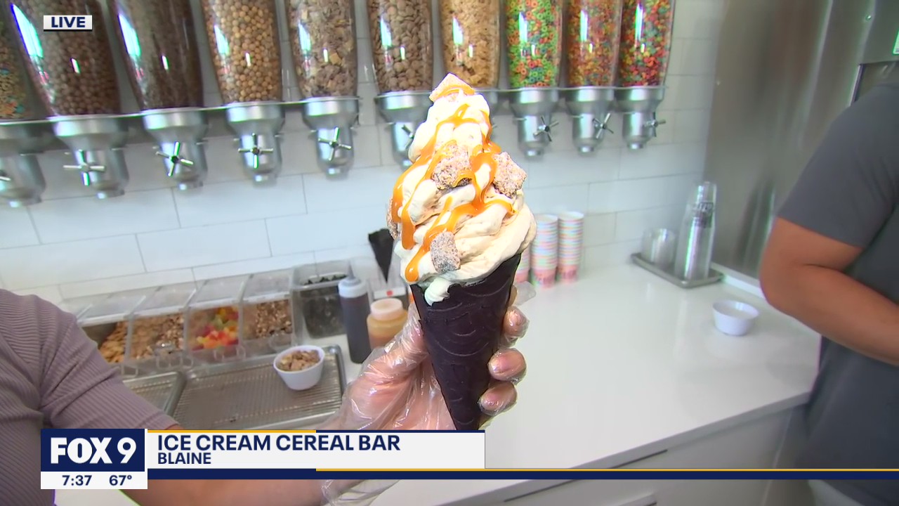Cereal-infused ice cream shop opens in Blaine