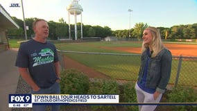 The 20-0 Sartell Muskies v the Sartell Stone Poneys in tonight's FOX 9 Townball match up