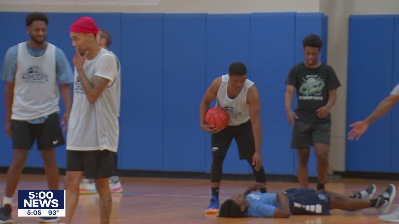 Deputies and officers build bonds with community basketball game in Hopkins, Minn.