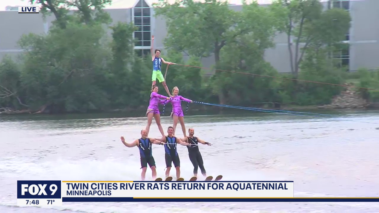 River Rats make a splash on the FOX 9 Morning News ahead of Aquatennial shows